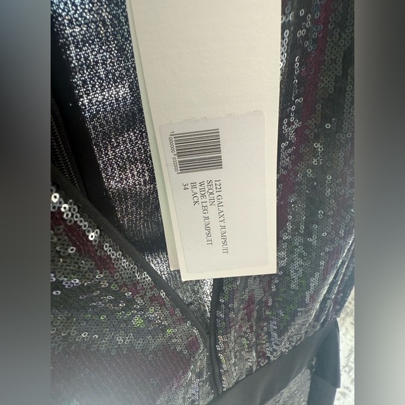 GALVAN- galaxy black sequin jumpsuit! US 2- NWT sold out everywhere!! - Picture 12 of 14